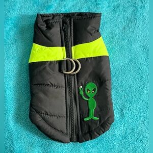 Rhinestone Detailed Peace Alien Jacket